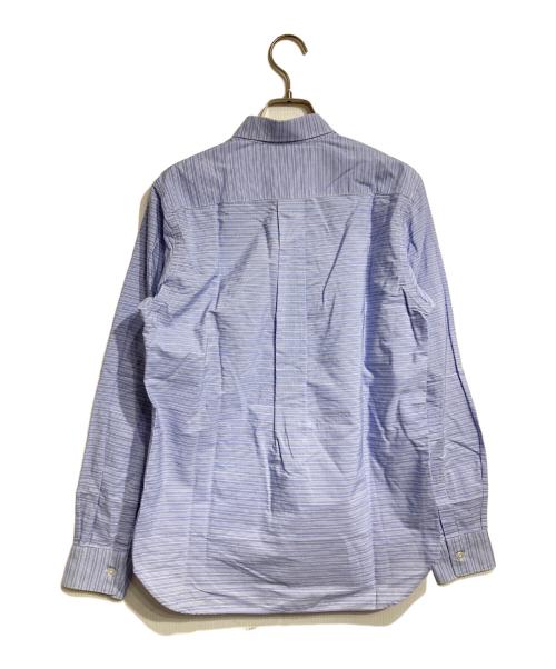COMME des GARCONS SHIRT（コムデギャルソンシャツ）COMME des GARCONS SHIRT (コムデギャルソンシャツ) ボーダーストライプシャツ/border striped shirt ブルー サイズ:Sの古着・服飾アイテム