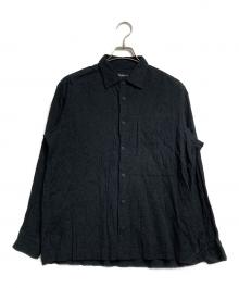 ISSEY MIYAKE MEN（イッセイミヤケメン）の古着「シワプリーツ加工シャツ/長袖シャツ」｜ブラック