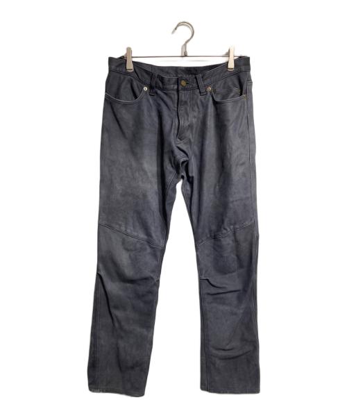 KUSHITANI（クシタニ）KUSHITANI (クシタニ) レザースキニーパンツ/Leather skinny pants グレー サイズ:32の古着・服飾アイテム