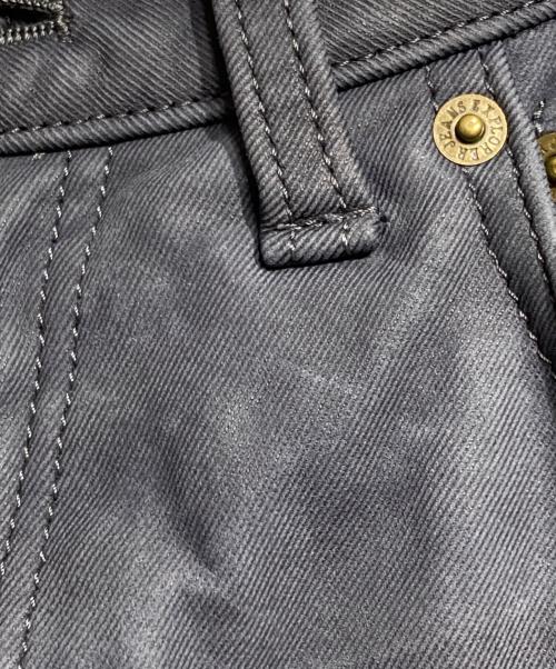 KUSHITANI（クシタニ）KUSHITANI (クシタニ) レザースキニーパンツ/Leather skinny pants グレー サイズ:32の古着・服飾アイテム