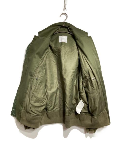 sacai（サカイ）sacai (サカイ) MA-1ドッキングボンバージャケット/MA-1 Docking Bomber Jacket グリーン サイズ:2の古着・服飾アイテム
