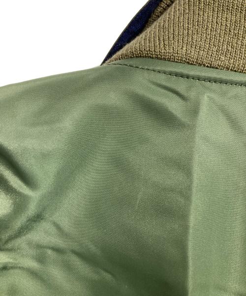 sacai（サカイ）sacai (サカイ) MA-1ドッキングボンバージャケット/MA-1 Docking Bomber Jacket グリーン サイズ:2の古着・服飾アイテム