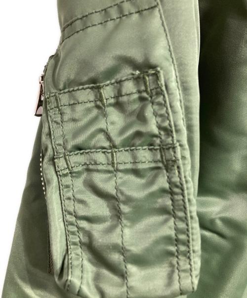 sacai（サカイ）sacai (サカイ) MA-1ドッキングボンバージャケット/MA-1 Docking Bomber Jacket グリーン サイズ:2の古着・服飾アイテム
