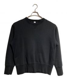 BEAMS PLUS×LOOPWHEELER（ビームスプラス×ループウィラー）の古着「別注両Vスウェット/Sweat」｜ブラック