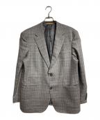 BOSSボス）の古着「チェックテーラードジャケット/Check Tailored Jacket」｜グレー