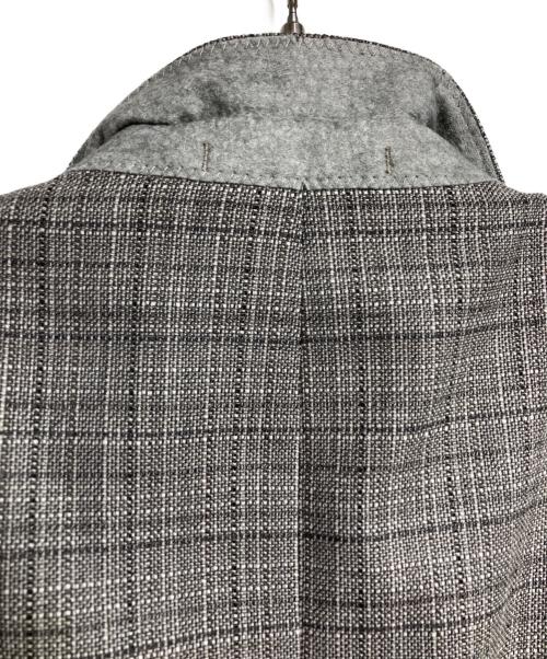 BOSS（ボス）BOSS (ボス) チェックテーラードジャケット/Check Tailored Jacket グレー サイズ:54の古着・服飾アイテム