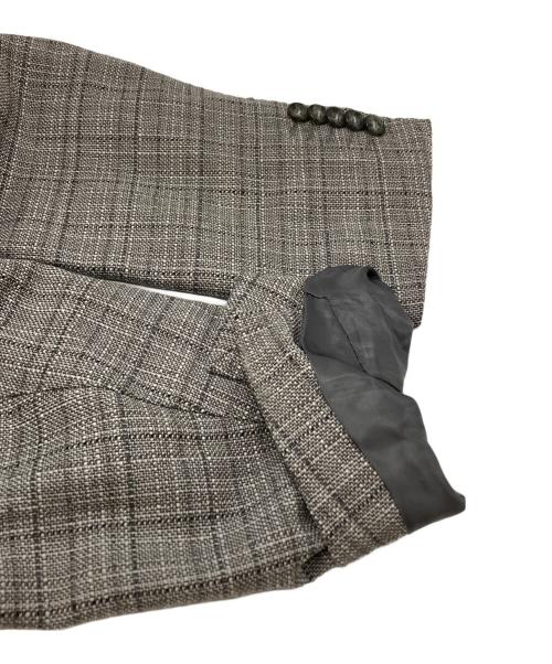 BOSS（ボス）BOSS (ボス) チェックテーラードジャケット/Check Tailored Jacket グレー サイズ:54の古着・服飾アイテム