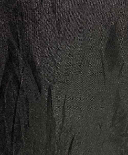 glamb（グラム）glamb (グラム) hide (ヒデ) フェイクレザーラインパーカー/Faux leather lined hoodie ブラック×グレー サイズ:Lの古着・服飾アイテム