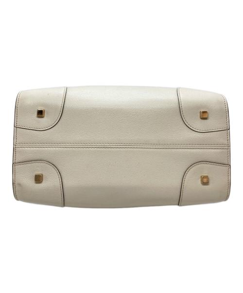 Valextra（ヴァレクストラ）Valextra (ヴァレクストラ) バビラボストンバッグ/Babila Boston Bag ホワイトの古着・服飾アイテム