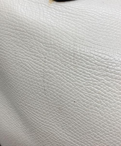 Valextra（ヴァレクストラ）Valextra (ヴァレクストラ) バビラボストンバッグ/Babila Boston Bag ホワイトの古着・服飾アイテム