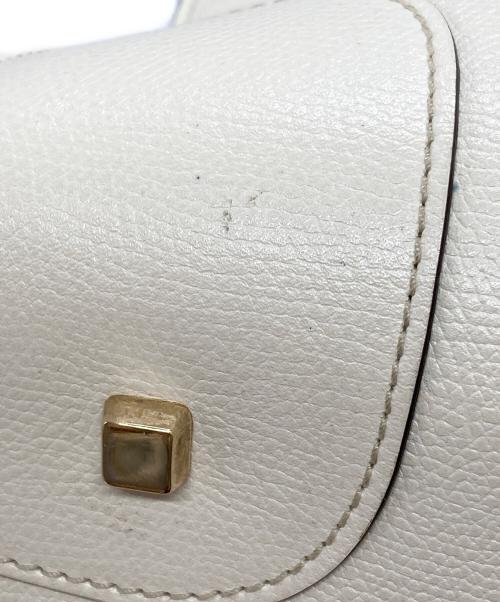 Valextra（ヴァレクストラ）Valextra (ヴァレクストラ) バビラボストンバッグ/Babila Boston Bag ホワイトの古着・服飾アイテム