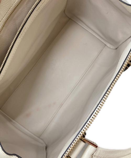 Valextra（ヴァレクストラ）Valextra (ヴァレクストラ) バビラボストンバッグ/Babila Boston Bag ホワイトの古着・服飾アイテム