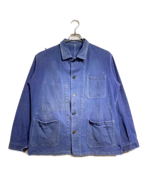 AU MOLINEL（オモリネル）AU MOLINEL (オモリネル) フレンチワークジャケット/French Work Jacket ブルー サイズ:不明の古着・服飾アイテム