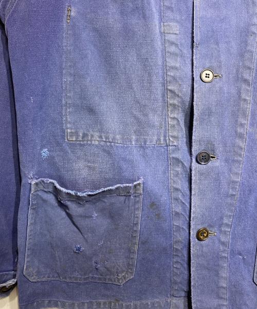 AU MOLINEL（オモリネル）AU MOLINEL (オモリネル) フレンチワークジャケット/French Work Jacket ブルー サイズ:不明の古着・服飾アイテム