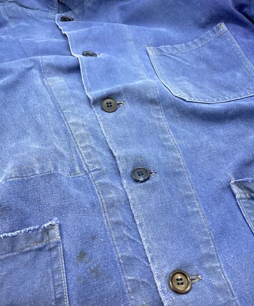 AU MOLINEL（オモリネル）AU MOLINEL (オモリネル) フレンチワークジャケット/French Work Jacket ブルー サイズ:不明の古着・服飾アイテム