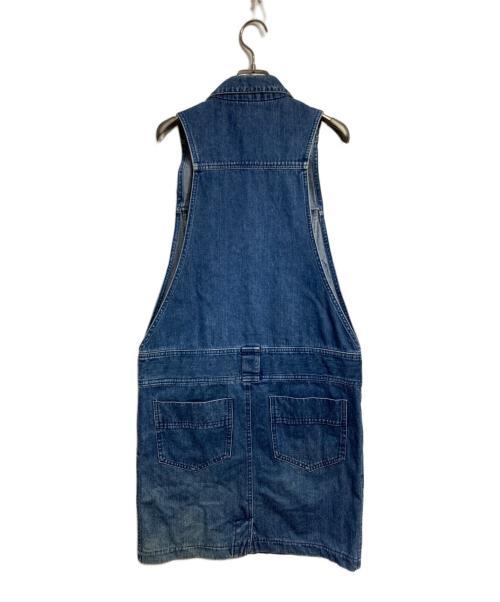 I.S. ISSEY MIYAKE（イッセイ ミヤケ）I.S. ISSEY MIYAKE (イッセイ ミヤケ) ノースリーブデニムワンピース/Sleeveless denim dress ネイビー サイズ:9の古着・服飾アイテム