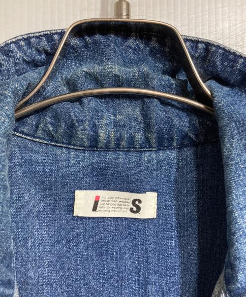 I.S. ISSEY MIYAKE（イッセイ ミヤケ）I.S. ISSEY MIYAKE (イッセイ ミヤケ) ノースリーブデニムワンピース/Sleeveless denim dress ネイビー サイズ:9の古着・服飾アイテム