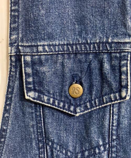 I.S. ISSEY MIYAKE（イッセイ ミヤケ）I.S. ISSEY MIYAKE (イッセイ ミヤケ) ノースリーブデニムワンピース/Sleeveless denim dress ネイビー サイズ:9の古着・服飾アイテム