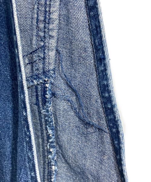 I.S. ISSEY MIYAKE（イッセイ ミヤケ）I.S. ISSEY MIYAKE (イッセイ ミヤケ) ノースリーブデニムワンピース/Sleeveless denim dress ネイビー サイズ:9の古着・服飾アイテム