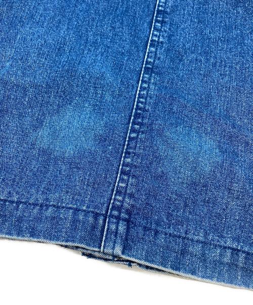 I.S. ISSEY MIYAKE（イッセイ ミヤケ）I.S. ISSEY MIYAKE (イッセイ ミヤケ) ノースリーブデニムワンピース/Sleeveless denim dress ネイビー サイズ:9の古着・服飾アイテム