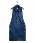 I.S. ISSEY MIYAKE（イッセイ ミヤケ）の古着「ノースリーブデニムワンピース/Sleeveless denim dress」｜ネイビー