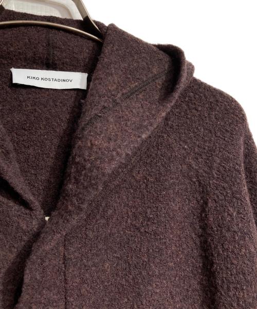 KIKO KOSTADINOV（キコ・コスタディノフ）KIKO KOSTADINOV (キコ・コスタディノフ) KETRA HOODIE/ケトラ・フーディー ブラウン サイズ:52の古着・服飾アイテム