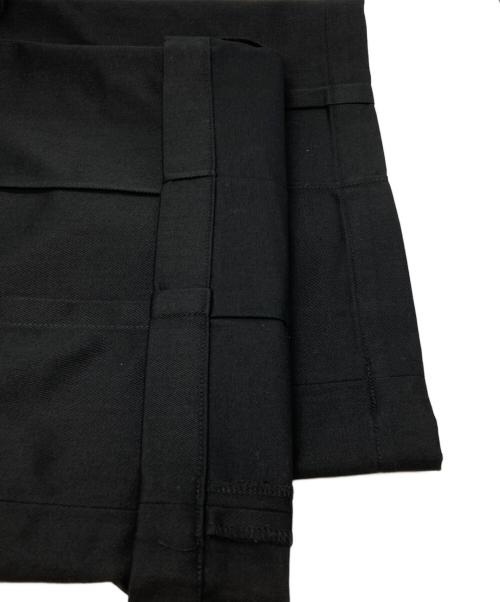 sairenssei（サイレンセイ）sairenssei (サイレンセイ) WIDE-BELT PLEATED PANTS/ワイドベルトプリ―テッドパンツ ブラック サイズ:Lの古着・服飾アイテム