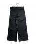 sairenssei (サイレンセイ) WIDE-BELT PLEATED PANTS/ワイドベルトプリ―テッドパンツ ブラック サイズ:L：16000円