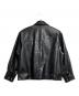 Dunst (ダンスト) VEGAN LEATHER ZIP-UP-BLOUSON/ビーガンレザージップアップブルゾン ブラック サイズ:XL：25000円