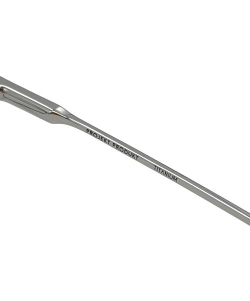 PROJECT PRODUKT（プロジェクトプロダクト）PROJECT PRODUKT (プロジェクトプロダクト) リムレス眼鏡/Rimless glasses シルバー サイズ:52□20の古着・服飾アイテム