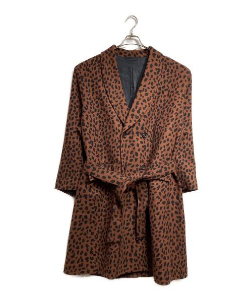 WACKO MARIA（ワコマリア）WACKO MARIA (ワコマリア) ショールカラーレオパードコート/Shawl collar leopard coat ブラウン サイズ:Mの古着・服飾アイテム