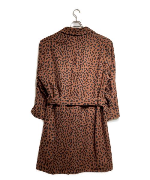 WACKO MARIA（ワコマリア）WACKO MARIA (ワコマリア) ショールカラーレオパードコート/Shawl collar leopard coat ブラウン サイズ:Mの古着・服飾アイテム