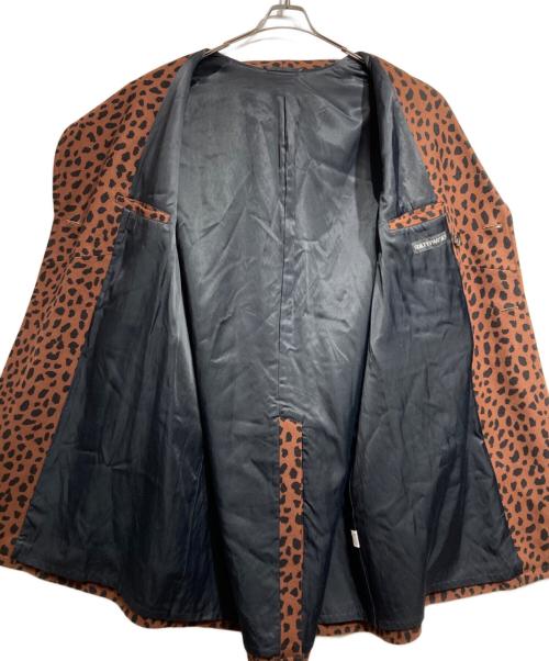 WACKO MARIA（ワコマリア）WACKO MARIA (ワコマリア) ショールカラーレオパードコート/Shawl collar leopard coat ブラウン サイズ:Mの古着・服飾アイテム