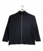 BATONER×STUDIOUSバトナ―×ステュディオス）の古着「別注 OVERSIZE DRIVERS KNIT/ドライバーズニット」｜ブラック