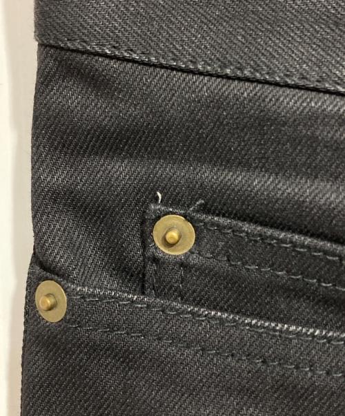 Saint Laurent Paris（サンローランパリ）Saint Laurent Paris (サンローランパリ) ダメージ加工スキニーデニムパンツ/Distressed Skinny Denim Pants ブラック サイズ:29の古着・服飾アイテム