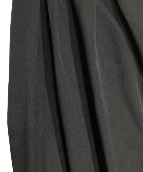 Yohji Yamamoto pour homme（ヨウジヤマモト プールオム）Yohji Yamamoto pour homme (ヨウジヤマモト プールオム) ウールギャババルーン紐パンツ/Wool Gabardine Balloon Drawstring Pants ブラック サイズ:3の古着・服飾アイテム