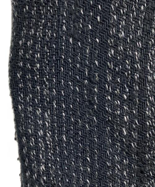 Yohji Yamamoto pour homme（ヨウジヤマモト プールオム）Yohji Yamamoto pour homme (ヨウジヤマモト プールオム) STRIPE COIN POCKET WIDE PANTS/ストライプ柄 コインポケット付き ワイドパンツ ブラック サイズ:3の古着・服飾アイテム