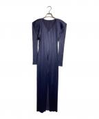 PLEATS PLEASEプリーツプリーズ）の古着「プリーツロングワンピース/Pleated long dress」｜パープル
