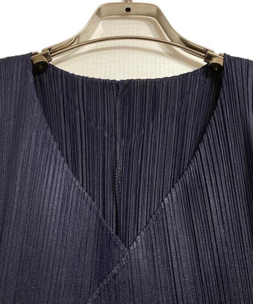 PLEATS PLEASE（プリーツプリーズ）PLEATS PLEASE (プリーツプリーズ) プリーツロングワンピース/Pleated long dress パープル サイズ:4の古着・服飾アイテム