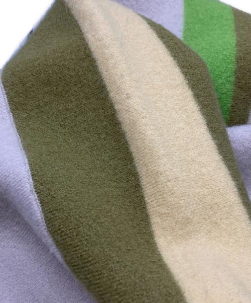 PERVERZE（パーバーズ）PERVERZE (パーバーズ) Blanket Coat/ブランケットコート ベージュ×オリーブ サイズ:FREEの古着・服飾アイテム