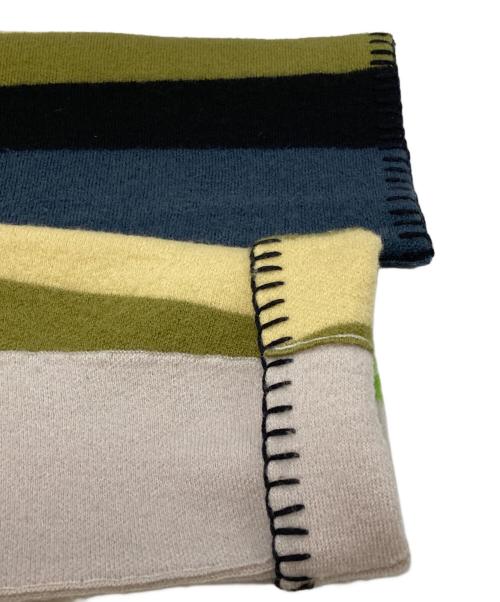 PERVERZE（パーバーズ）PERVERZE (パーバーズ) Blanket Coat/ブランケットコート ベージュ×オリーブ サイズ:FREEの古着・服飾アイテム