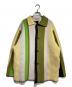 PERVERZE（パーバーズ）の古着「Blanket Coat/ブランケットコート」｜ベージュ×オリーブ