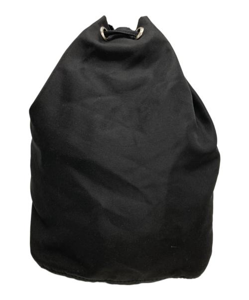 PRADA（プラダ）PRADA (プラダ) ナイロン巾着ポーチ/Nylon drawstring pouch ブラックの古着・服飾アイテム