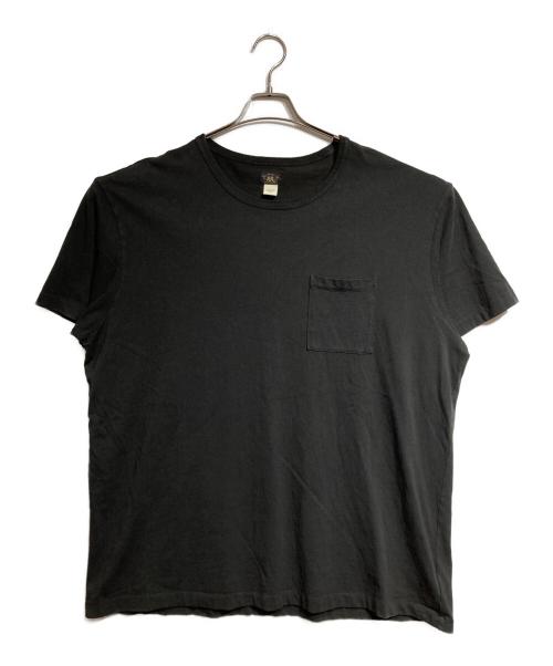 RRL（ダブルアールエル）RRL (ダブルアールエル) ポケットTシャツ/pocket t-shirt ブラック サイズ:XXLの古着・服飾アイテム
