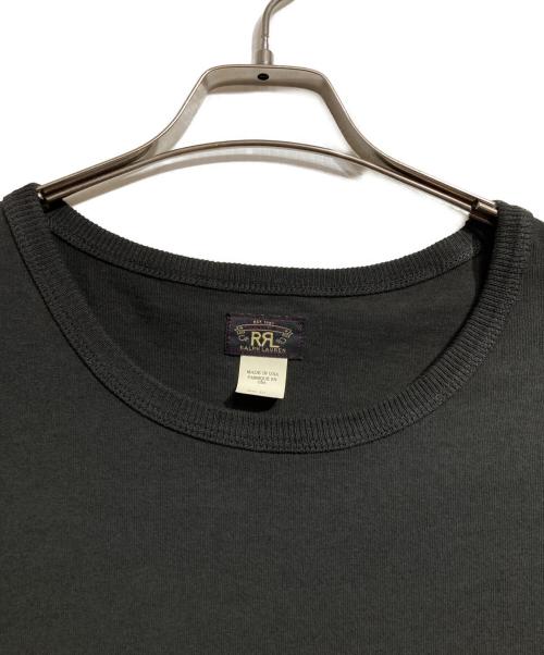 RRL（ダブルアールエル）RRL (ダブルアールエル) ポケットTシャツ/pocket t-shirt ブラック サイズ:XXLの古着・服飾アイテム
