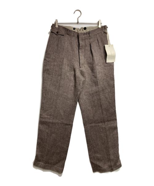 OLD JOE & Co.（オールドジョー）OLD JOE & Co. (オールドジョー) DOUBLE-PLEATED DRAPE TROUSER/ブルプリーツ・ドレープトラウザーズ ベージュ サイズ:36の古着・服飾アイテム