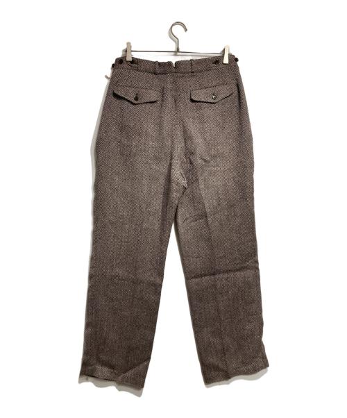 OLD JOE & Co.（オールドジョー）OLD JOE & Co. (オールドジョー) DOUBLE-PLEATED DRAPE TROUSER/ブルプリーツ・ドレープトラウザーズ ベージュ サイズ:36の古着・服飾アイテム