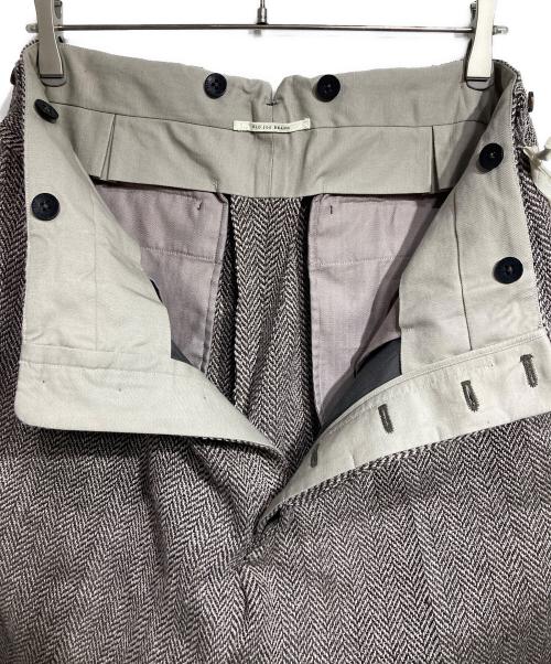 OLD JOE & Co.（オールドジョー）OLD JOE & Co. (オールドジョー) DOUBLE-PLEATED DRAPE TROUSER/ブルプリーツ・ドレープトラウザーズ ベージュ サイズ:36の古着・服飾アイテム