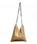 MM6 Maison Margiela (エムエムシックスメゾンマルジェラ) フェイクレザー トライアングル ショルダー バッグ/Triangle Shoulder Bag ベージュ サイズ:UNI：15000円
