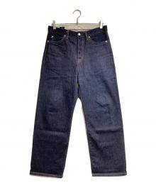 MOMOTARO JEANS（桃太郎ジーンズ）の古着「STANDARD WIDE DENIM PANTS/ワイドデニムパンツ」｜インディゴ